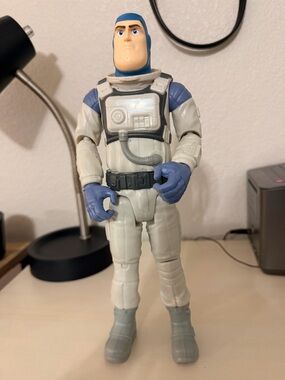 Buzz Lightyear Action Figure - White & Blue Kids Toy